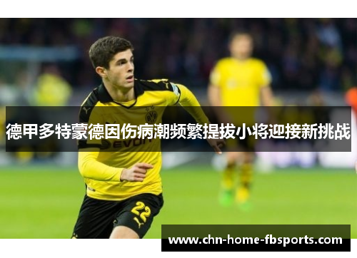 德甲多特蒙德因伤病潮频繁提拔小将迎接新挑战 德甲多特蒙德因伤病潮频繁提拔小将迎接新挑战